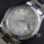 Clone Swiss ETA2836 Rolex Datejust II Silver Dial Mens Watch